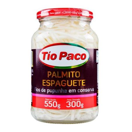 PALMITO DE PUPUNHA TIO PACO ESPAG. 300G