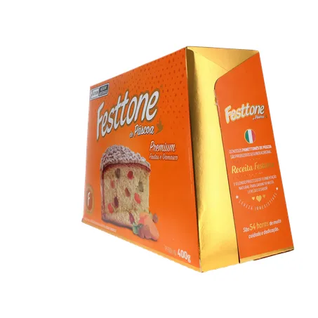 Panettone de Páscoa Festtone Frutas Cristalizadas e Damasco 400G 360-6