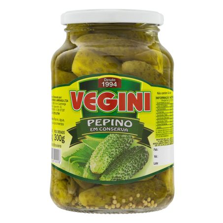 Pepino em conserva vegini