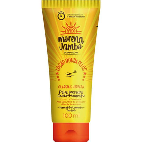 Loçao Doura Pelo Morena Jambo Frasco com 100Ml
