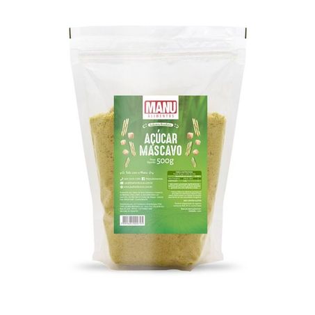 AÇÚCAR MASCAVO MANU 500G