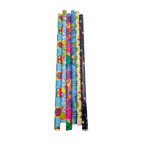 Papel de Presente Infantil Rolo 60x100Cm