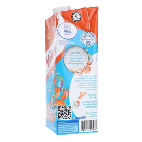 Leite Longa Vida Nestle Molico Z. Lactose 1l | Miller Supermercados