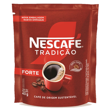 CAFÉ SOLÚVEL NESCAFÉ TRADIÇÃO FORTE SC 40G*