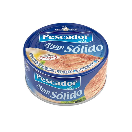 ATUM PESCADOR SÓLIDO EM ÓLEO 140G