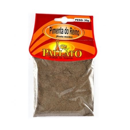 Pimenta pallato preta moída sachê 30g