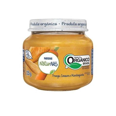 PAPINHA NATURNES ORGANICO 115G FGO CEN MAND. 