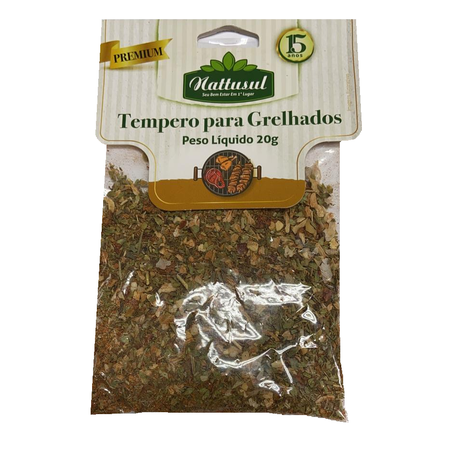 TEMPERO P/GRELHADOS NATTUSUL 20G