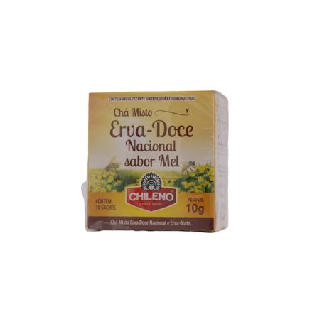 Chá Chileno Erva-Doce-Nacional e Mel Caixa com 10un - 10gr 360-32