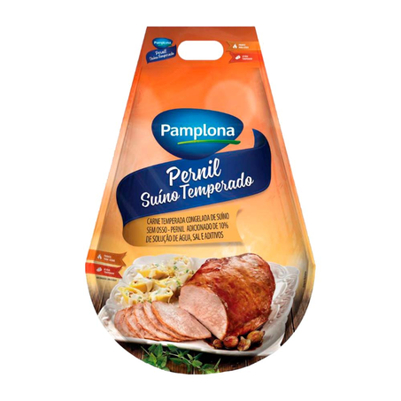 Pernil Suíno Pamplona Sem Osso Temperado Congelado Kg