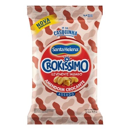 AMENDOIM SANTA HELENA CROKISSI LEV SALGAD 400G
