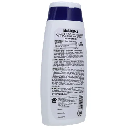 SHAMPOO+CONDICIONADOR ANTIPULGAS MATACURA 200ML 360-15