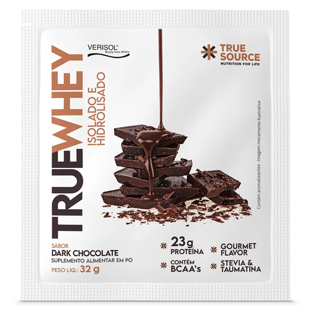 True Whey Protein Dark Chocolate Sachê 32g