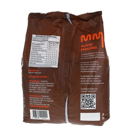 Acucar minamel 1kg mascavo 360-2