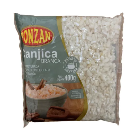 CANJICA PONZAN 400G BRANCA 