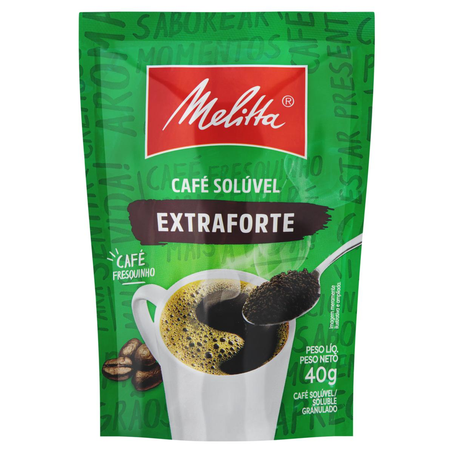 Café Solúvel Melitta 40g - Extraforte - Sachê