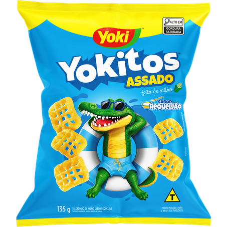 SALGADINHO YOKITOS REDINHA QUEIJO PACOTE 135G