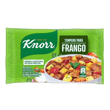 Tempero em Pó KNORR Frango 50 g 10 sachês 360-4
