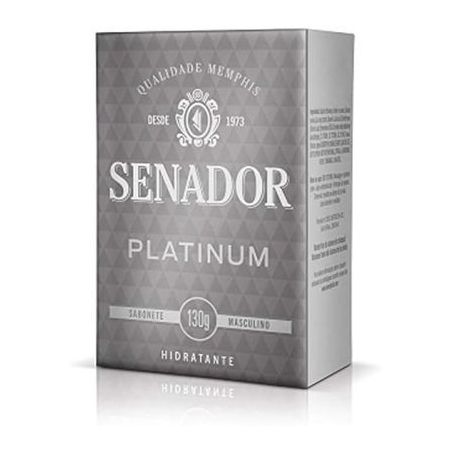 SABONETE SENADOR 130G PLATINUM