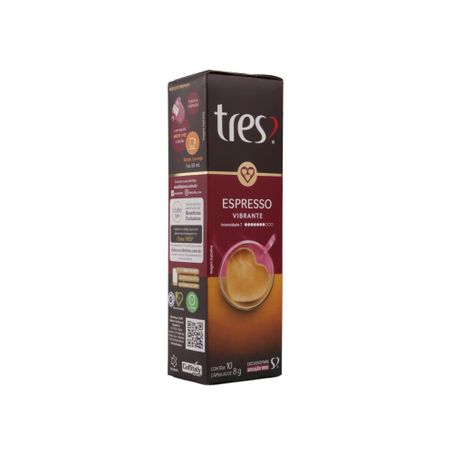 Cápsula 3 Corações Espresso Vibrant C/10 80g 360-54