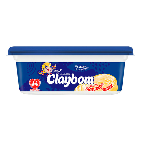 Margarina Claybom Sabor Manteiga com Sal 250G
