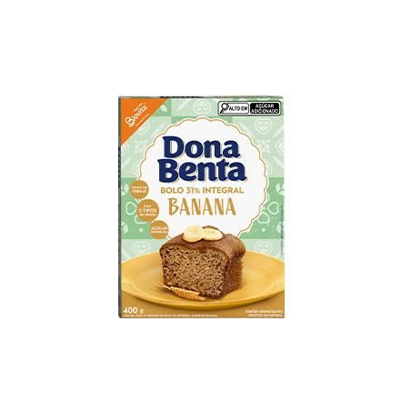 Mistura Bolo Dona Benta 400g Integral Banana