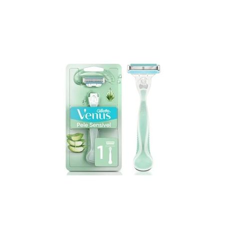 APARELHO DE DEPILAÇÃO GILLETTE + CARGA PELE SENSIVEL VENUS