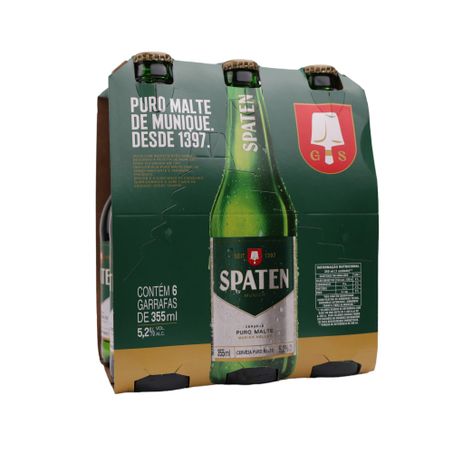 Cerveja Spaten Long Neck 355ml C/6 360-57