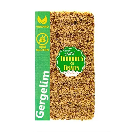 VEGANO TORRONE DE GERGELIM 32G DONA MARY