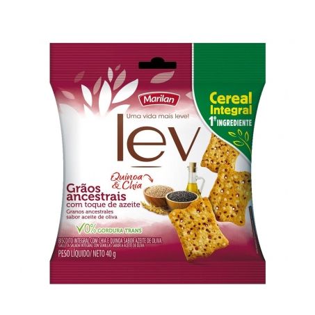 SNACK MARILAN 40G LEV QUINOA E CHIA