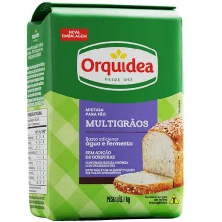 Mistura para Pão Multigrãos Orquídea 1kg
