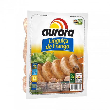 Linguiça aurora de frango 800g