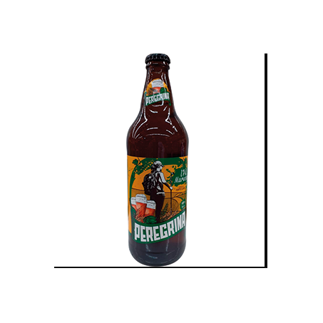 CERVEJA IPA MARACUJÁ PEREGRINA C/CASCO GARRAFA 600ML