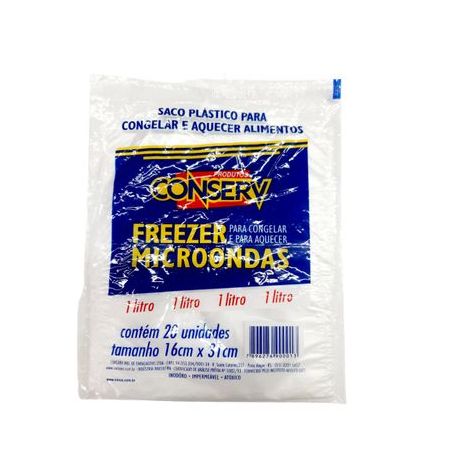 SACO FREEZER CONSERV 1 LITRO