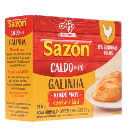 CALDO SAZON PÓ GALINHA 32,5G 360-32