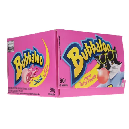 Chicle Bubbaloo Tutti Frutti 60 Unidades 5g 360-5