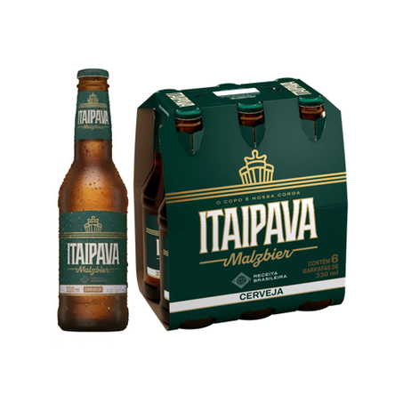 Cerveja Itaipava Malzebier Long Neck 330ml Pack Com 6un 
 