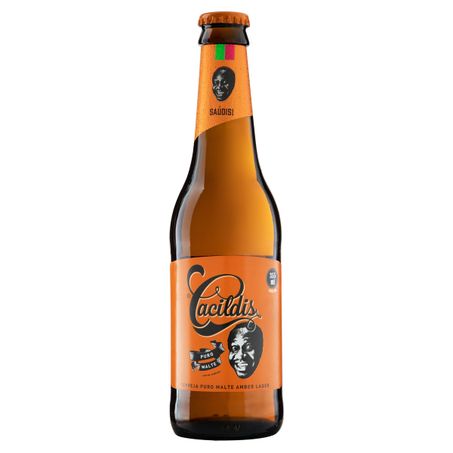 CERVEJA AMBER LAGER PURO MALTE CACILDIS LONG NECK