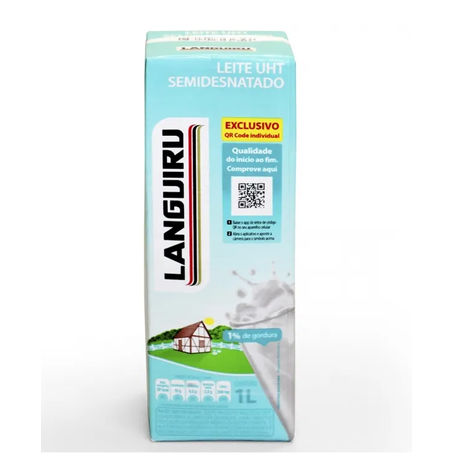 Leite Semidesnatado Languiruitro 1LT