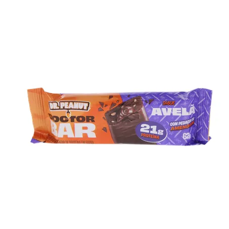 Barra de Proteína Doctor Bar Avelã 62G 360-1