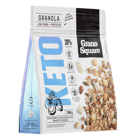Granola Grano Square Keto Macadamia 200g 