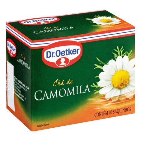 Cha cx dr oetker 10un camomila