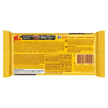 Chocolate Barra Garoto Meio Amargo 80g 
  360-1