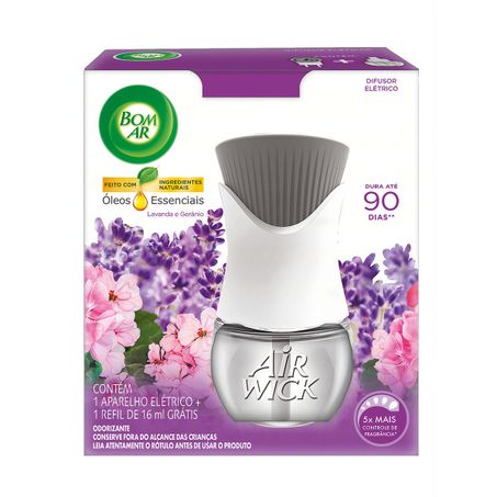 Difusor Bom Ar 16ml Life Scents Ap + Refil Lavanda