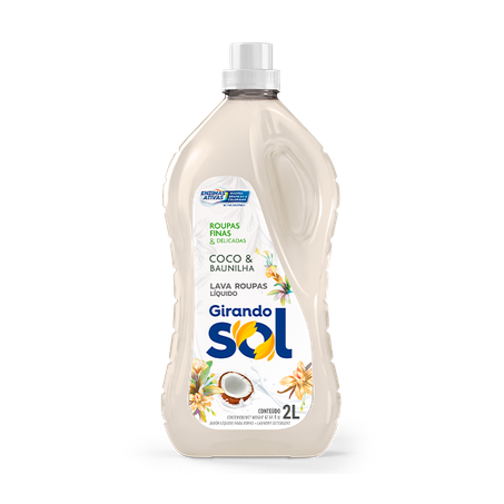 Lava roupas líquido girando sol coco 2l