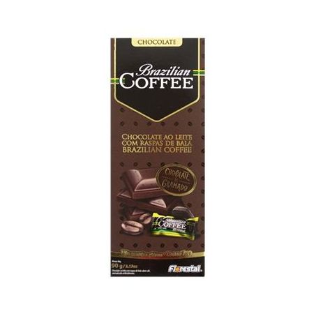 CHOC BARRA FLORESTAL LEITE 90G BRAZILIAN COFFE