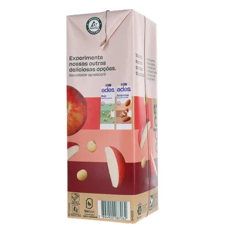 Bebida Base Soja Ades Frutas Maça 1l 360-11