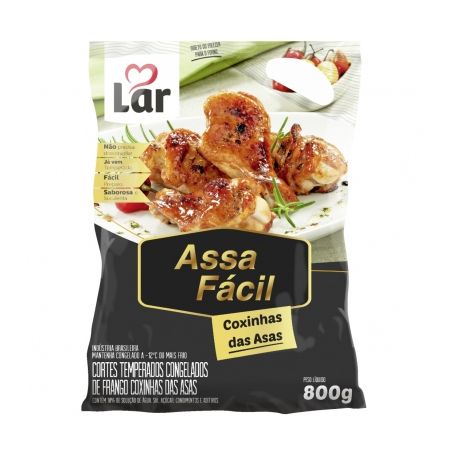 Coxinha Da Asa Lar Temperada Assa Fácil 800G