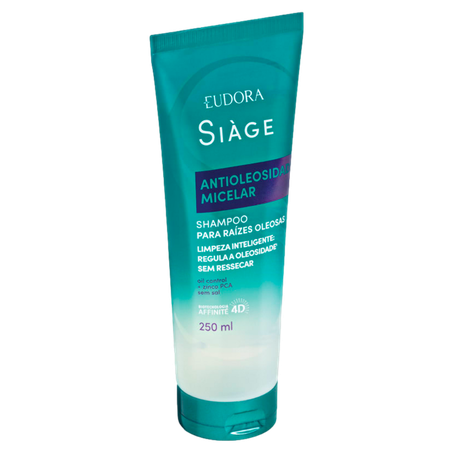 Shampoo Eudora Siàge Antioleosidade Micelar Bisnaga 250ml 360-1
