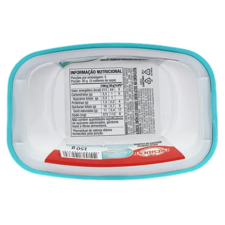 QUEIJO PRÉSIDENT CREAM CHEESE LIGHT 150G 360-4